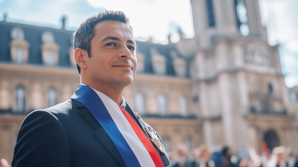 L’echarpe tricolore, symbole de la fonction de maire en France